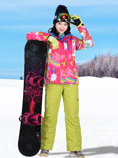 Goexplore síruha női vastag, meleg, lélegző kültéri sport hó snowboard készlet vízálló téli ruha női nadrág és kabát