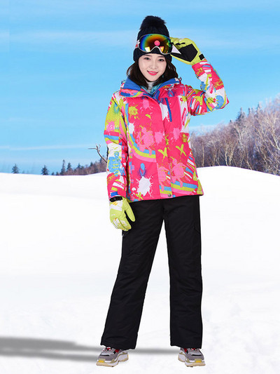 Goexplore síruha női vastag, meleg, lélegző kültéri sport hó snowboard készlet vízálló téli ruha női nadrág és kabát