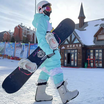 2022 мъжки дамски еднокомпонентен снежен костюм спортен мъжки сноуборд гащеризон планински дамски ски гащеризон водоустойчив мъжки съвместен костюм