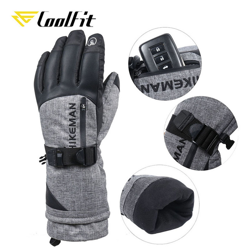 CoolFit skijaške rukavice Vodootporne rukavice s funkcijom zaslona osjetljivog na dodir Grijane rukavice za snowboard Tople rukavice za motorne sanke Muškarci Žene