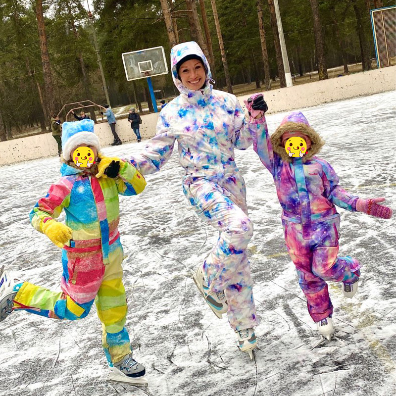 Sport Női Egyrészes Snowboard Ruhák Hooede Polár meleg női Snowsuit Thermal női tréningruha vízálló szigetelt jumpsuit