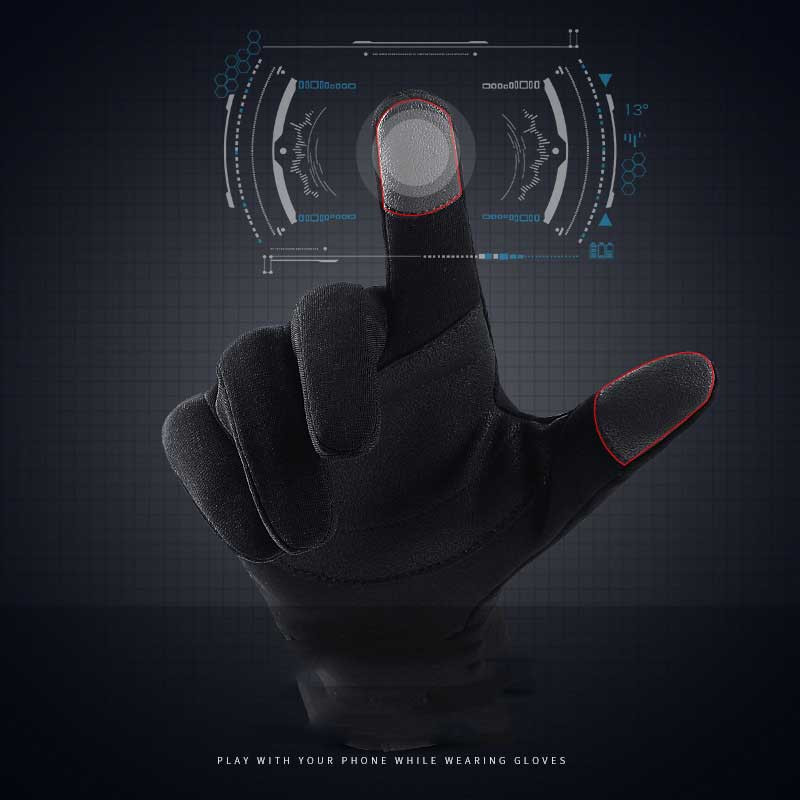 Зимни термични ски ръкавици Ветроустойчиви сензорен екран Ски Отопляеми ръкавици Тактически мотоциклет за каране на сноуборд Ръкавици за бягане