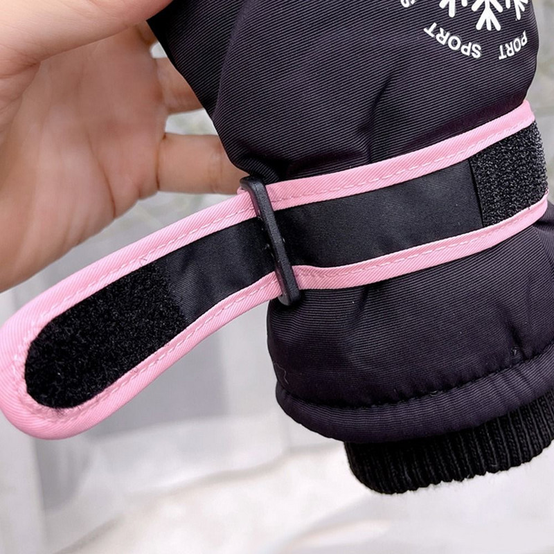 Dječje pune prste otporne na vjetar Crtane skijaške rukavice Skijaške rukavice Dodaci za skijanje Snowboarding 7-12 godina Anti-silp rukavice