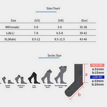 Вълнени дебели ски чорапи Зимни топли спортни чорапи за сноуборд колоездене туризъм катерене футбол мъже жени високо еластични термо чорапи