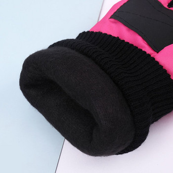 Зимни детски водоустойчиви ски ръкавици Сладки анимационни топли ръкавици Неплъзгащи се ветроустойчиви ръкавици за спорт на открито Деца за 8-14 години