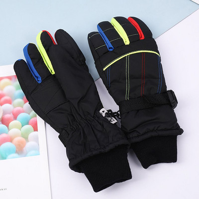 Χειμερινά παιδικά αδιάβροχα γάντια σκι Χαριτωμένα κινούμενα σχέδια ζεστά γάντια αντιολισθητικά αντιανεμικά αθλητικά γάντια εξωτερικού χώρου Παιδιά για ηλικίες 8-14 ετών