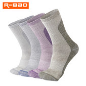 R-BAO 1 par zimskih zgusnutih vunenih čarapa za penjanje na otvorenom, planinarenje, skijanje, kampiranje, zagrijavanje, sportske čarape za žene, muškarce, veleprodaja