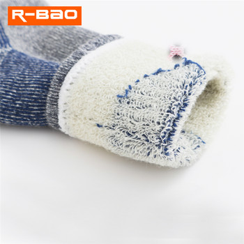 R-BAO 1 чифт зимни плътни вълнени чорапи за катерене на открито, туризъм, ски чорапи, къмпинг, топли спортни чорапи за жени, мъже на едро