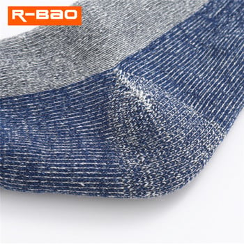 R-BAO 1 чифт зимни плътни вълнени чорапи за катерене на открито, туризъм, ски чорапи, къмпинг, топли спортни чорапи за жени, мъже на едро
