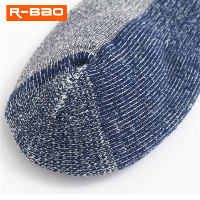 R-BAO 1 par zimskih zgusnutih vunenih čarapa za penjanje na otvorenom, planinarenje, skijanje, kampiranje, zagrijavanje, sportske čarape za žene, muškarce, veleprodaja