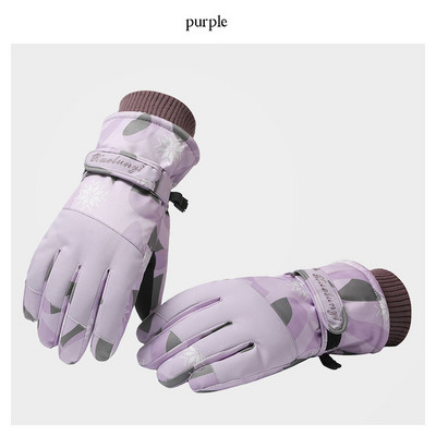 Téli síkesztyűk Ultrakönnyű érintőképernyős vízálló meleg kesztyűk női férfi snowboard kesztyűk motoros hókesztyűk
