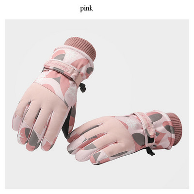 Téli síkesztyűk Ultrakönnyű érintőképernyős vízálló meleg kesztyűk női férfi snowboard kesztyűk motoros hókesztyűk