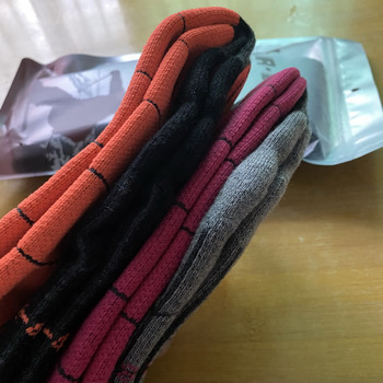 1 ζευγάρι Θερμικές κάλτσες από μαλλί Merino Ανδρικές Γυναικείες Χειμερινές μακριές ζεστές κάλτσες συμπίεσης για πεζοπορία σκι Snowboarding Αθλητικές κάλτσες αναρρίχησης