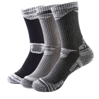 6 цвята зимни топли мъжки дамски термо чорапи за ски дебели памучни спортни сноуборд ски и туризъм кънки чорапи термочорапи колоездене