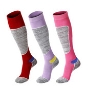 Vastag termozokni hosszú zokni téli kerékpározáshoz, síeléshez, túrázáshoz, snowboardhoz férfi női kültéri trekkinghez sportzokni termál