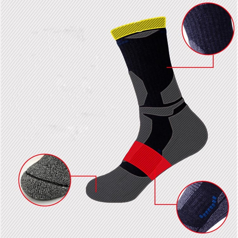 1 pár pamut kültéri hegymászó túra zokni vastag téli melegen tartó sportzokni férfiaknak női síhorgászat edzőterem wandelsokken