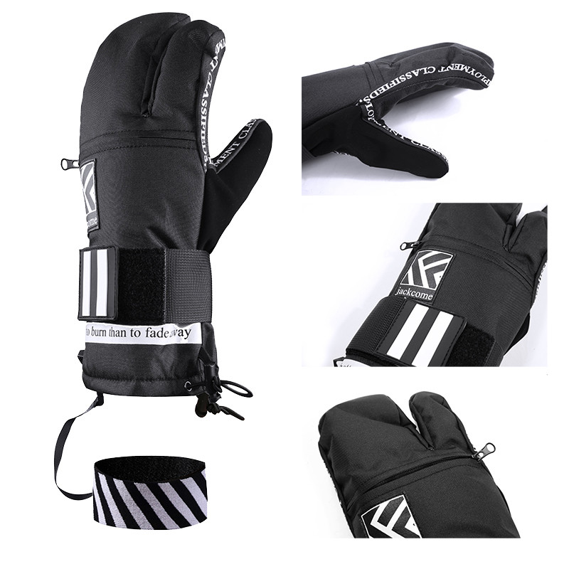 Žiemos slidinėjimo sportinės pirštinės sniego motociklas, sniego pirštinės, vandeniui atsparios snieglenčių pirštinės, atsparios vėjui, šiltos ir patogios