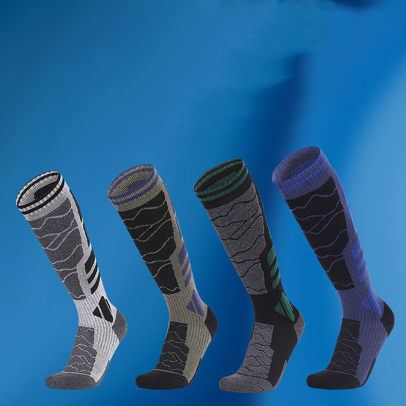 Žiemos suaugusiems Merino vilnos šiltos slidinėjimo kojinės Sniego Vyrai Moterys Lauko Sportas Dviračiai Riedlenčių sportas Žygiai Kojinės Terminės kojinės