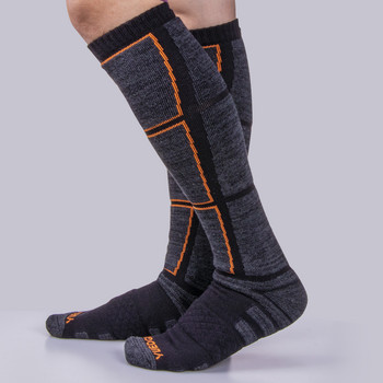 YUEDGE 2 чифта висококачествени памучни чорапи за сноуборд и ски зимни дебели топли термоспортни ски чорапи размер 36-44