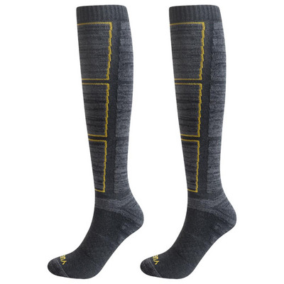 YUEDGE 2Pair aukštos kokybės medvilninės minkštos snieglenčių kojinės žieminės storos šiltos šiluminės sportinės slidinėjimo kojinės 36-44 dydis