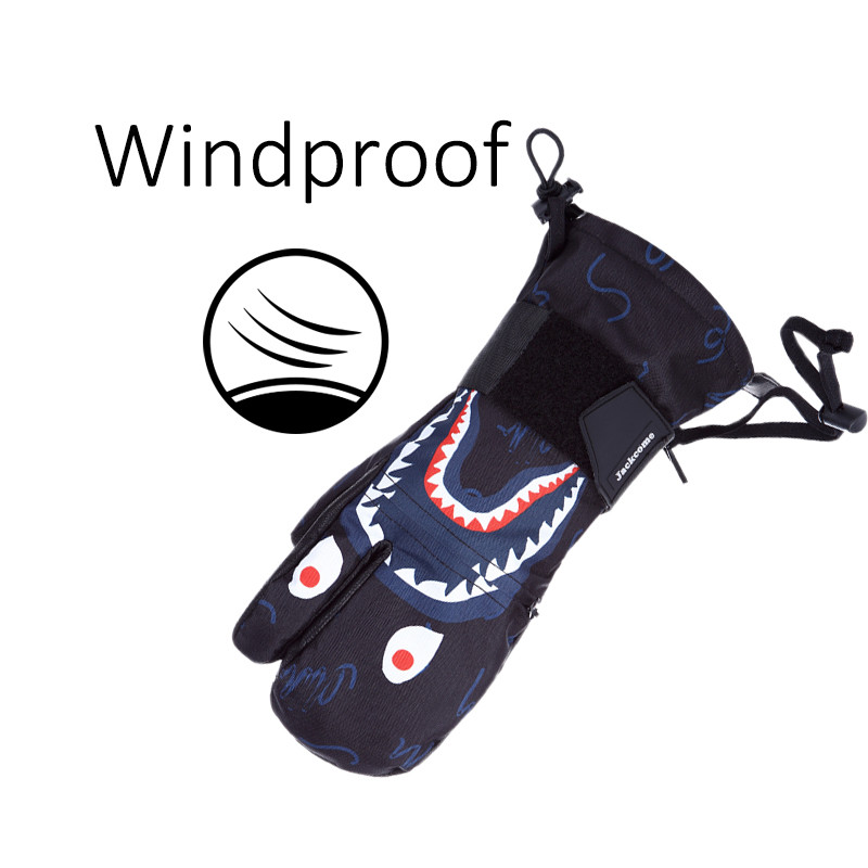 Téli síkesztyűk meleg és kényelmes Snowboard kesztyűk Snowmobile hókesztyűk víz- és szélálló