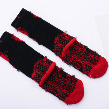 Зимни детски топли ски чорапи Памучни по-дебели възглавнички Високи до коленете Спортни термочорапи за сноуборд 1 чифта