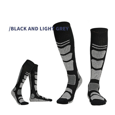 Iarna Femei Bărbați Lână Merinos Ciorapi de schi calduri Ciorapi sport mai groși, respirabili, Patinaj, Snowboard, Tub lung, Soseți termici 1 pereche