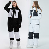 Moterų kalnų slidinėjimo kombinezonai Moteriški terminiai snieglenčių kombinezonai Neperšlampami vientisi sniego kostiumai Moteriški moteriški drabužiai
