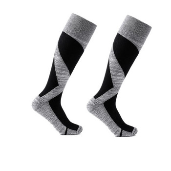 Зимни топли ски чорапи за възрастни По-дебели термични спортове Сноуборд Футбол Колоездене Ски Каране Баскетбол Туристически чорап