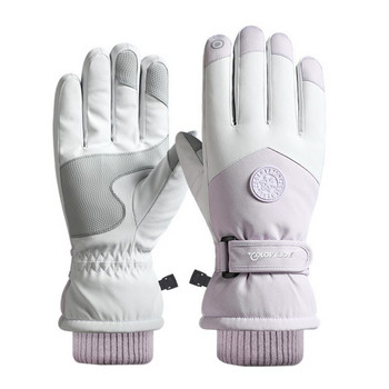 Ски ръкавици Сензорен екран Устойчиви на износване Сноуборд Моторни шейни Мъже Жени Колоездене Ски Зимни Топли ветроустойчиви Водоустойчиви ръкавици
