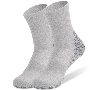 Зимни дамски мъжки памучни топли ски чорапи по-дебели дишащи спортни туризъм трекинг термо чорапи