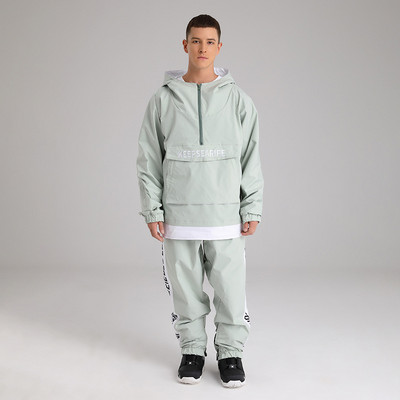 Set de schi nou iarnă Jachete de snowboard în aer liber pentru femei pentru bărbați Salopete Jachete de schi largi Pantaloni cargo Costume de schi Îmbrăcăminte Pantaloni de zăpadă