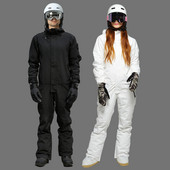 Costum de iarnă pentru femei, cu glugă, o singură bucată, costum de zăpadă, pentru sport, pentru schi, în aer liber, pentru femei, pentru munte, pentru snowboard.