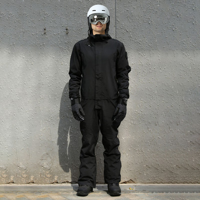 Costum de iarnă pentru femei, cu glugă, o singură bucată, costum de zăpadă, pentru sport, pentru schi, în aer liber, pentru femei, pentru munte, pentru snowboard.