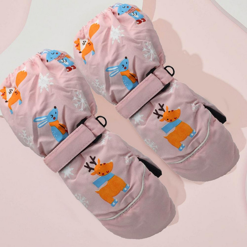 Mănuși Sport Mănuși confortabile pentru copii Rezistente la frig Mănuși de iarnă pentru copii, reglabile excelente