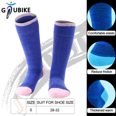 GTUBIKE Încălzitor de iarnă Îngroșa Copii Sosete sport pentru copii Prosop care absoarbe transpirația Partea inferioară Băieți Fete Ciclism Alergare Copii Schi șosete