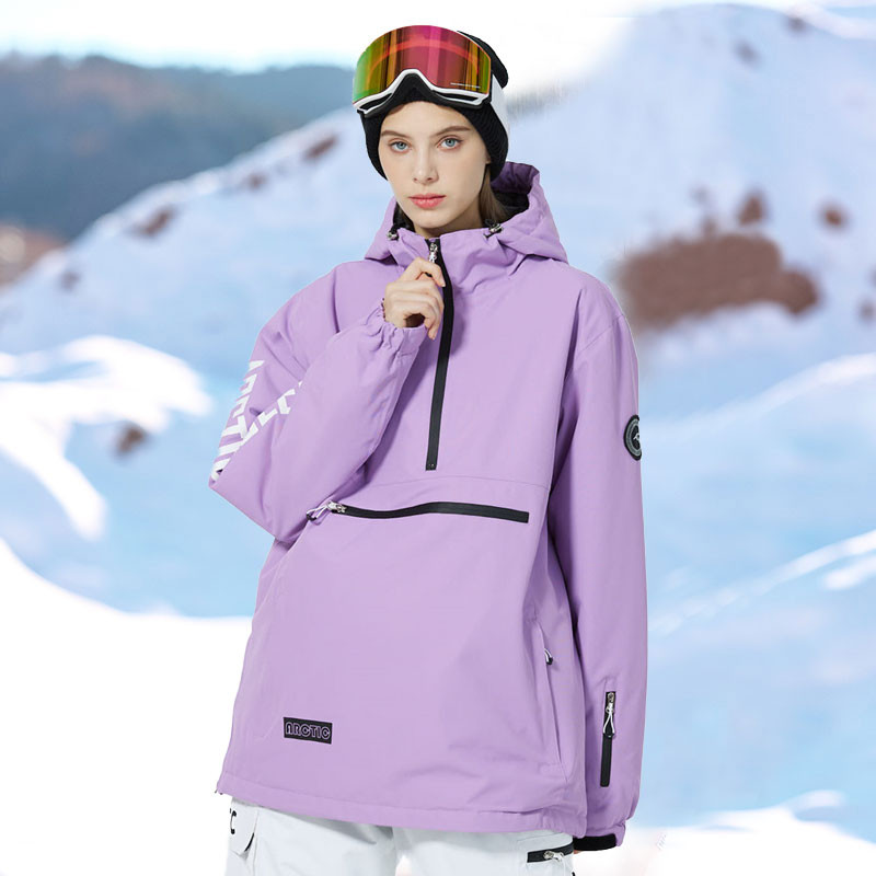 Síruházat Férfi Női Sí Snowboard Ruha Kapucnis Ocer Méret Ruházat Nadrág szett Meleg cukorka színű kültéri havas sportruházat