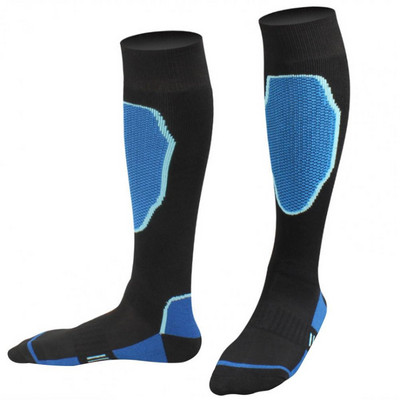 1 чифт мъжки абсорбиращи влага еластични удебелени чорапи за ски туризъм