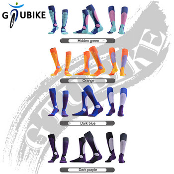 GTUBIKE Χειμερινές θερμικές μακρυσωλήνες κάλτσες Αντιολισθητική αντοχή Terry Bottom Thicken Unisex Αναρρίχηση Πεζοπορία Ποδηλασία Κάλτσες σκι
