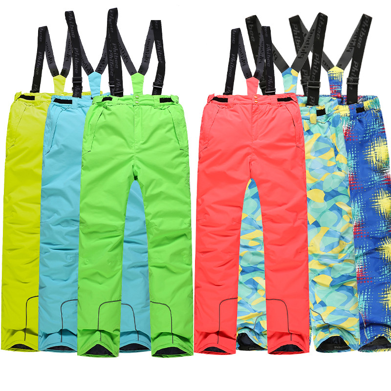 Detector Gyerekek Téli Kültéri Vízálló Szélálló Légáteresztő Snowboard Nadrágok Sínadrágok Fiúk 6-16 év Pantalones Vízálló