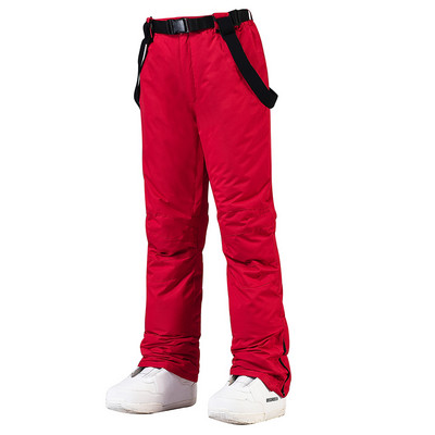 -30 Pantaloni de zăpadă pentru femei și bărbați, unsex, călduroși, pentru sporturi de iarnă, cu centură de sport în aer liber, pantaloni de snowboarding, impermeabili, rezistenți la vânt, pentru costum de schi.