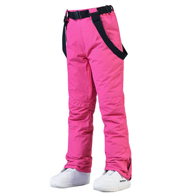 -30 Pantaloni de zăpadă pentru femei și bărbați, unsex, călduroși, pentru sporturi de iarnă, cu centură de sport în aer liber, pantaloni de snowboarding, impermeabili, rezistenți la vânt, pentru costum de schi.