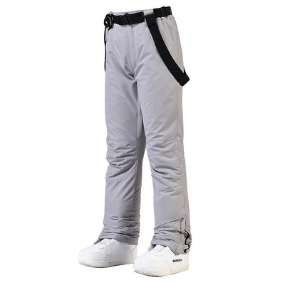 -30 Pantaloni de zăpadă pentru femei și bărbați, unsex, călduroși, pentru sporturi de iarnă, cu centură de sport în aer liber, pantaloni de snowboarding, impermeabili, rezistenți la vânt, pentru costum de schi.