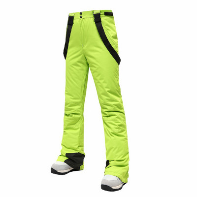 -30 ℃ Pantaloni de schi pentru femei Sporturi în aer liber noi, Bretele de înaltă calitate Pantaloni Rezidenți la vânt Impermeabil Iarnă caldă Snowboard