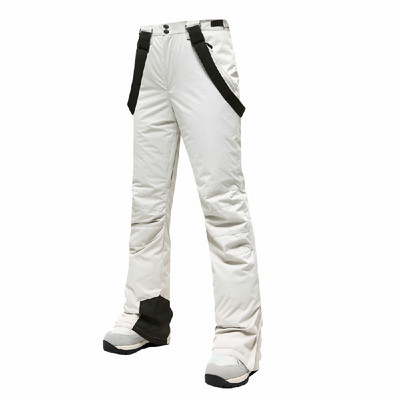 -30 ℃ Pantaloni de schi pentru femei Sporturi în aer liber noi, Bretele de înaltă calitate Pantaloni Rezidenți la vânt Impermeabil Iarnă caldă Snowboard