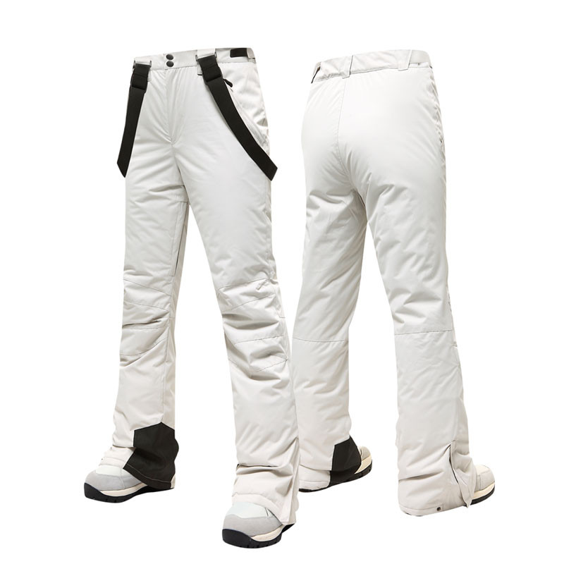 -30 ℃ Pantaloni de schi pentru femei Sporturi în aer liber noi, Bretele de înaltă calitate Pantaloni Rezidenți la vânt Impermeabil Iarnă caldă Snowboard