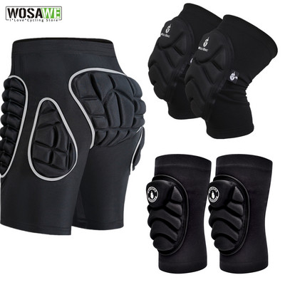 WOSAWE Unisex EVA Extreme Outdoor Sport Suusa Uisu Lumelaua Kaitse Suusa Kaitsme Uisutamise Puusakaitse Polsterdatud lühikesed püksid