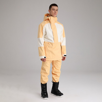 Sport Bărbați Costume de schi Jachetă Pantaloni Munte Bărbați Costum de zăpadă Iarnă Seturi de schi alpin Impermeabil Trening Barbat Haine cu snowmobilul