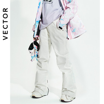 2020 VECTOR Ανδρικά γυναικεία παντελόνια σκι Χειμερινό ζεστό αντιανεμικό αδιάβροχο υπαίθριο αθλητικό Snowboard Σκι Νέο Παντελόνι Plus Size