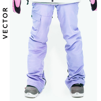 2020 VECTOR Ανδρικά γυναικεία παντελόνια σκι Χειμερινό ζεστό αντιανεμικό αδιάβροχο υπαίθριο αθλητικό Snowboard Σκι Νέο Παντελόνι Plus Size